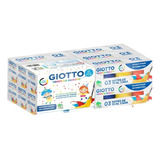 Kit 12 Caixas Tinta Tempera Guache Giotto 3 Cores 15 Ml