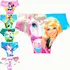 Kit 12 Calcinhas Infantil Sublimada Menina Personagens