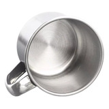 Kit 12 Caneca Inox Bebida Gelada Café Chá Drink 8cm 350ml