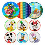 Kit 12 Capas Infantil Sousplat Supla Decoração Festa Promo