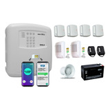 Kit 12 Central Alarme Alard Max 4 Cell Gsm Ecp Central De Alarme Residencial Comercial Controles Sensores Sirene