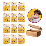 Kit 12 Cereal Infantil Papapá Aveia Cereal Banana E Ameixa