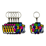 Kit 12 Chaveiros Emborrachados Souvenir Turismo São Paulo