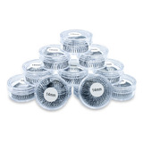 Kit 12 Cílios Tufo No Pote Alongamento Extensão Tufinho 14mm