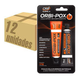 Kit 12 Cola Epóxi Rápida 40g 10min Orbi Tipo Araldite Hobby