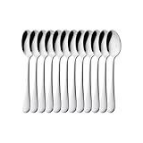 Kit 12 Colheres De Sobremesa Hercules Olimpia Aço Inox 1555 004