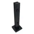 Kit 12 Coluna Torre 40cm Aço Inox Preto Fosco Perfil 40x15