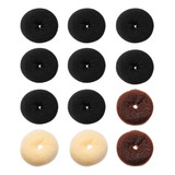 Kit 12 Coque Rosquinha Donut Esponja Tam M Cabelo Perfeito