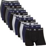 Kit 12 Cuecas Boxer Polo Wear Microfibra Sem Costura Atacado