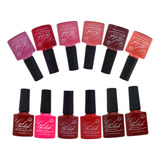 Kit 12 Esmalte Em Gel Uv Kit Unhas Gel Kit Unha Gel