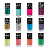 Kit 12 Esmaltes Anita escolha Suas Cores Preferidas 