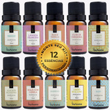 Kit 12 Essencia Aromatizante P Difusor Elétrico Via Aroma