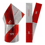 Kit 12 Faixa Refletiva Lateral 1 Parachoque Dm Caminhão 3m