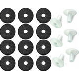 Kit 12 Feltros Eva 6 Base Proteção Para Pratos Bateria