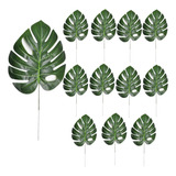 Kit 12 Folhas Costela De Adão Artificial Decoração