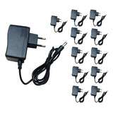 Kit 12 Fontes Eletrônica 12v 2a 2000 Ma 24w Bivolt Plug P4