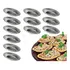 Kit 12 Forma Barquete Oval Flandres 7x4x1 7cm