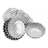Kit 12 Forminhas Em Aço Inox Para Empadas Torta E Salgados