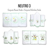 Kit 12 Fraldas De Pano Bordadas 6 De Ombro E 6 De Boca 