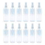Kit 12 Frasco Borrifador Válvula Spray Álcool Perfume 100 Ml