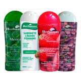 Kit 12 Frascos Sabonete Íntimo Liquido Feminino Atacado Mix