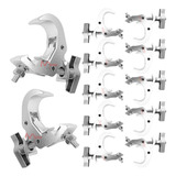 Kit 12 Ganchos Clamp Garra Pressão Q25 Al 30 Q30 Box Truss