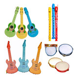 Kit 12 Instrumentos Musicais Infantil Viola