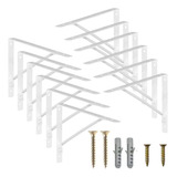 Kit 12 Mão Francesa Prateleira Cantoneira Parafuso Buch 40cm