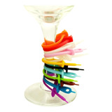 Kit 12 Marcador Marca Taça Copo Festa Silicone