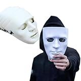 Kit 12 Máscaras Branca Sem Face JabbaWockeez Festa Fantasia Cosplay Teatro Dança