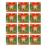 Kit 12 Massinha De Modelar C 12 Massa Infantil Escolar Cor