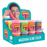 Kit 12 Massinhas Slime Color 152g Cores Vibrantes 