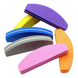 Kit 12 Mini Lixas Boomerang 100 180 Profissional Unhas Nails