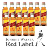 Kit 12 Miniatura Whisky Johnnie Walker Mini Red Label 50ml