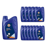 Kit 12 Óleo Cambio Transmissão Manual 80w Gl4 Gulf Mineral