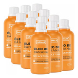 Kit 12 Óleo De Banana Diluente De Esmalte Farmax 100ml