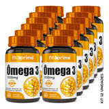 Kit 12 Ômega 3 Óleo De Peixe 1000mg 60cps Atacado Fitoprime
