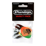 Kit 12 Palheta Dunlop Violão Variety