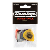 Kit 12 Palhetas Dunlop Lt md Variety Pack Pvp101 Sortidas Cor Unica