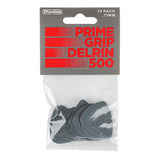 Kit 12 Palhetas Dunlop Prime Grip Delrim 500 - 450p Tamanho 0.71