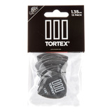 Kit 12 Palhetas Dunlop Tortex Iii 1.35mm 462p1.35 Made Usa Cor Preto
