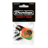 Kit 12 Palhetas Dunlop Variety Pack Sortidas Pvp112 Nf e