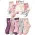 Kit 12 Pares De Meia Infantil Menina Estampas Sortidas
