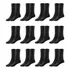 Kit 12 Pares De Meias Masculina Cano Alto 37 Ao 44  Atacado