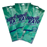 Kit 12 Pares Luva Verde Nitrilica Ka10 Nitrili Kalipso