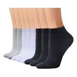 Kit 12 Pares Meia Unisex Cano Curto Soquete Varias Cores