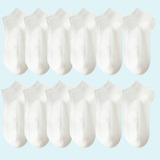 Kit 12 Pares Meias Cano Baixo Meia Unisex