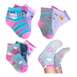 Kit 12 Pares Meias Infantil Bebê Menino Menina Atacado