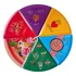 Kit 12 Pçs Prato Para Servir Pizza Fatia Triangular Decorado