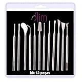 Kit 12 Peças Instrumental Podologia E Manicure Spa Dos Pes